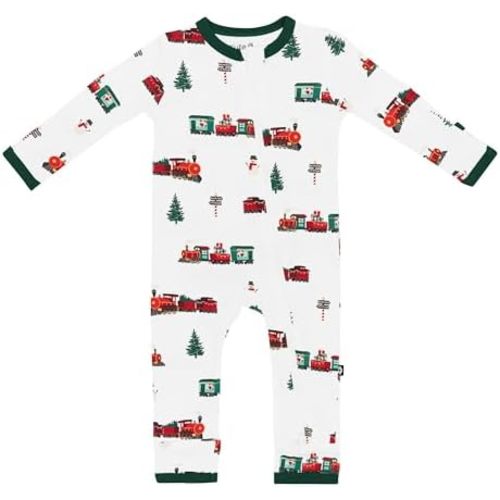 KYTE BABY Unisex Rayon Made From Bamboo Zippered Rompers 0-24 Months