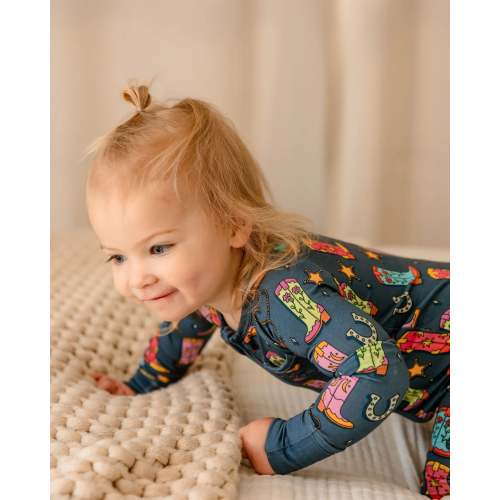 Howdy Hunny Onesie - Shop Kids' Bamboo PJs | PB & Grape