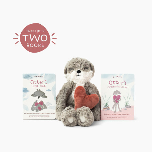 Slumberkins, Inc. Kin & Book Bundle - Otter's Building Connections