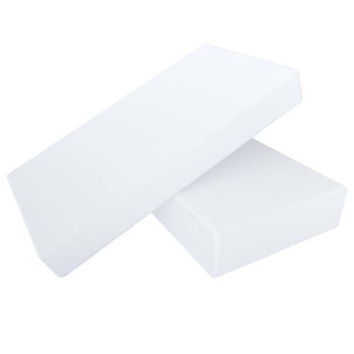 Ntbay 2 Pack 100% Brushed Microfiber Fitted Crib Sheets, Ultra Cozy and Soft Crib Sheet for Standard Crib and Toddler Mattresses, Boys, Girls, Unisex, 28" x 52", White