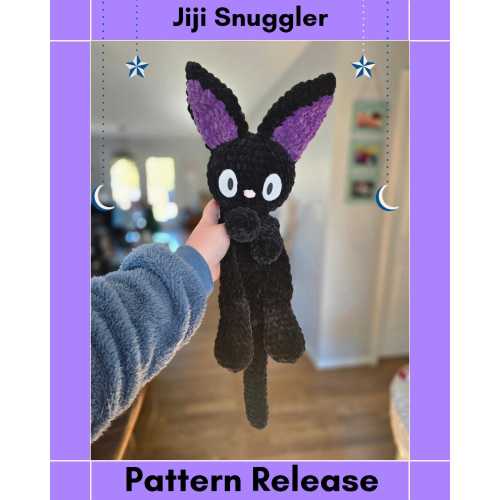 Jiji Snuggler Crochet Pattern from Kiki's Delivery Service (PDF Download)