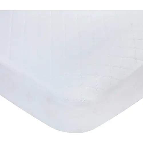 Carters Waterproof Fitted Crib Mattress Pad and Toddler Crib Mattress Protector - Baby Crib Mattress Cover - Protective Sheet for Boys and Girls Bedding Sets White