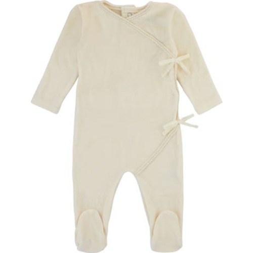 Double Bow Braided Wrap Footie