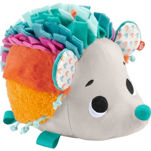 Fisher-Price Newborn Plush Toy with Sounds and Sensory Details for Babies