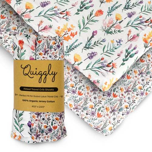 Guava Lotus Travel & Bassinet Crib Sheets
