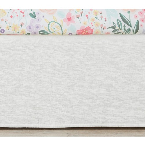 Organic Matelasse Crib Skirt