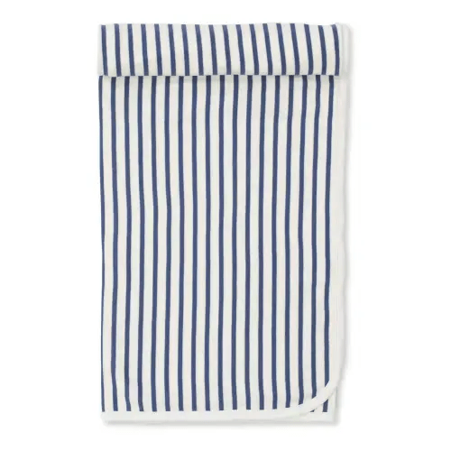 Kissy Love Basics Navy Stripes Blanket