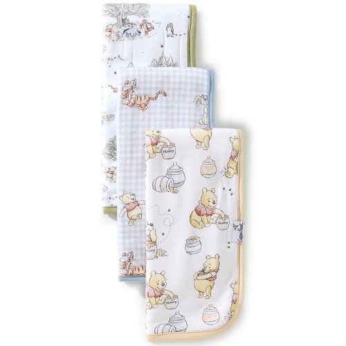 Copper Pearl x Disney Baby Hundred Acre Woods Oversized Burp Cloths 3-Pack