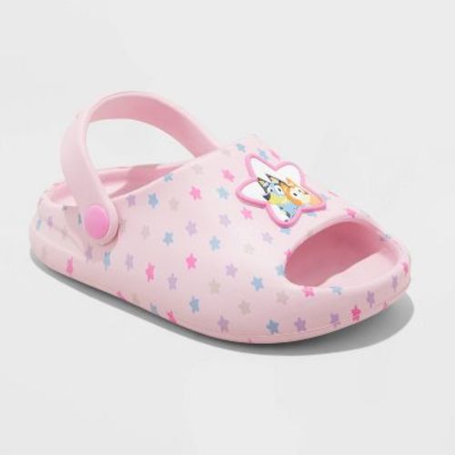 Toddler Girls' Bluey Comfort Sandals - Pink 8t