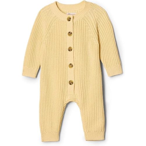 Amazon Essentials x Sofia Grainge Unisex Babies' Cotton Knit Playsuit