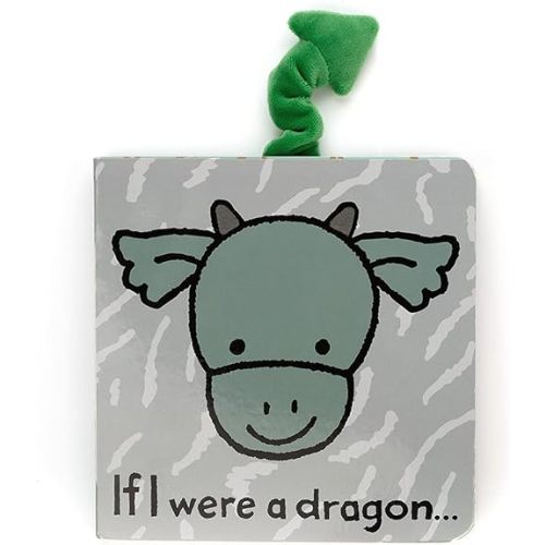 Jellycat If I were a Dragon: A Touch and Feel Board Book Children's Book | Baby Gift