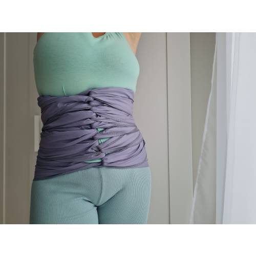 Premium cotton Bengkung belly bind with Surged Edge, Organic Maternity belt, Postnatal belly wrap, postpartum binder, diastasis recti