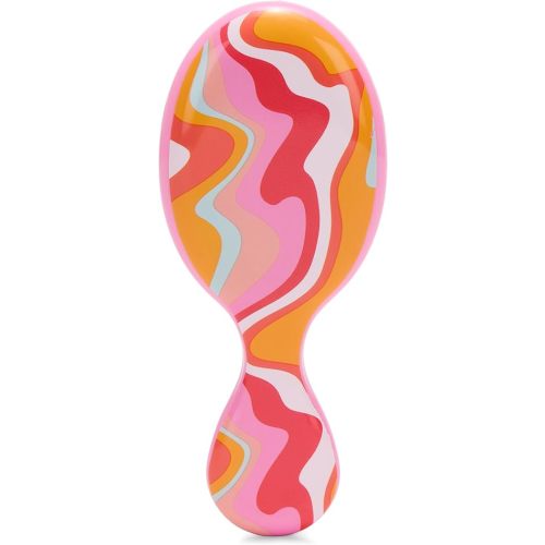 Wet Brush Mini Detangler Hair Brush, Ice Cream (Sun Days) - Detangling Travel Hair Brush - Ultra-Soft IntelliFlex Bristles Glide Through Tangles with Ease - Pain-Free - All Hair Types