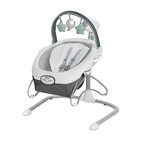 Graco® Soothe 'n Sway™ LX Swing with Portable Bouncer in White/blue