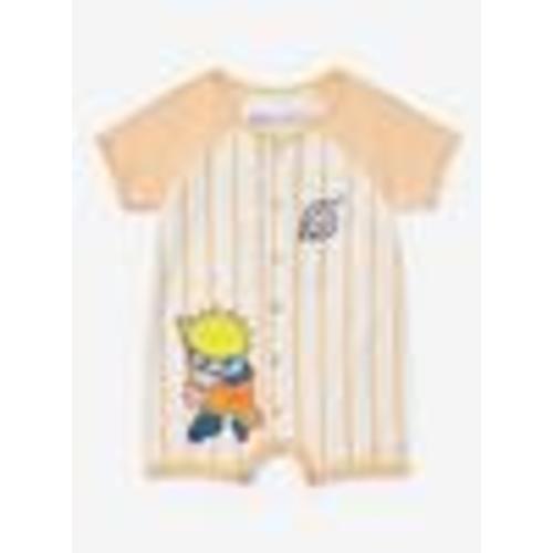Naruto Shippuden Naruto Striped Jersey Infant One-Piece - BoxLunch Exclusive | BoxLunch