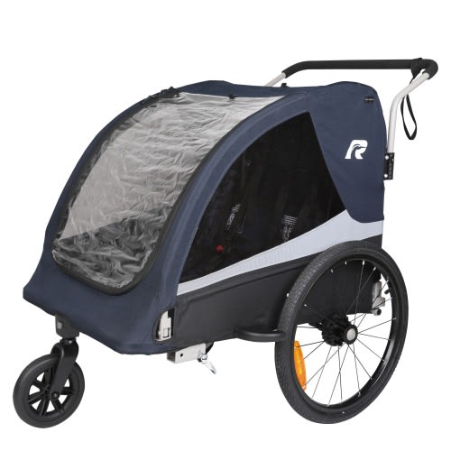 Raleigh Rhythm Bike Trailer, Quick Assembly, All Weather, Blue