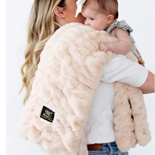 Oatmeal Hugs Blanket | Minky Couture