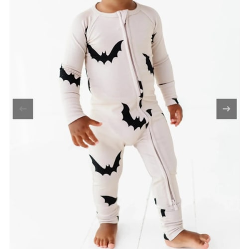 Bats How I Roll Convertible Romper 0-3 Months