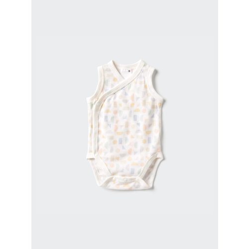 Baby Cotton Mesh Inner Bodysuit | Printed | Open Front | UNIQLO US