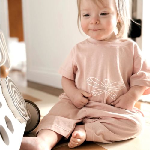 Cotton Shortie Romper - Firefly
