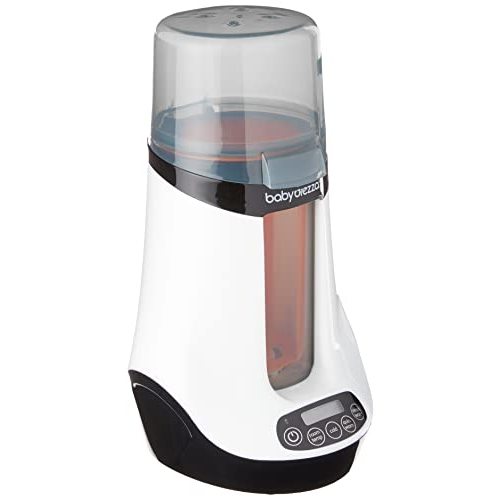 Baby Brezza Smart Baby Bottle Warmer, Breastmilk Warmer + Defroster - Only Brand with Different Temperatures for Breastmilk + Formula - Universal Fit for All Bottles + Milk Bags - Bluetooth Control - White