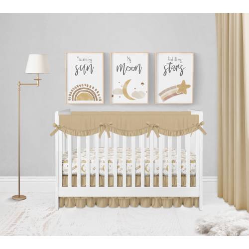 Boho Nursery Prints, Sun, Moon, Stars, Set of 3 Prints, Moon And Stars Nursery Decor, Sun Nursery Art, Gender Neutral Nursery Decor, Cloud