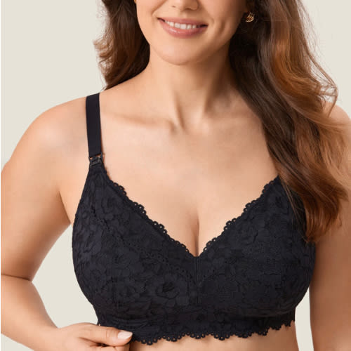 Cotton Lining Hands Free Pumping Bra