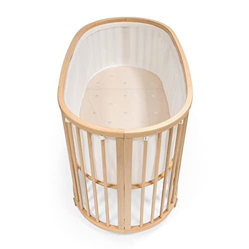 Stokke Sleepi Mesh Liner, White - Breathable 3D Mesh for Safe Sleep - Compatible with Stokke Sleepi Crib/Bed - Machine Washable