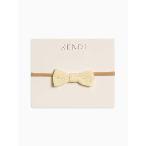 Eyelet Dainty Bow - Ribbed Collection