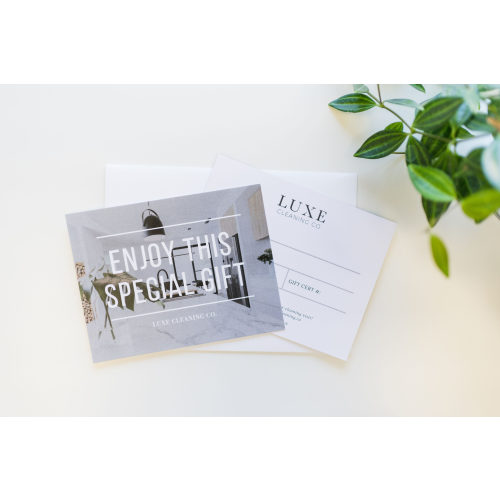 Luxe Home Cleaning Gift Card
