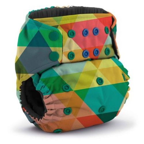 Kanga Care Rumparooz G3 OBV (Organic viscose of Bamboo Velour) One Size Pocket Cloth Diaper Bamboo Rayon Insert | Finn Multicolored (6-55lbs)