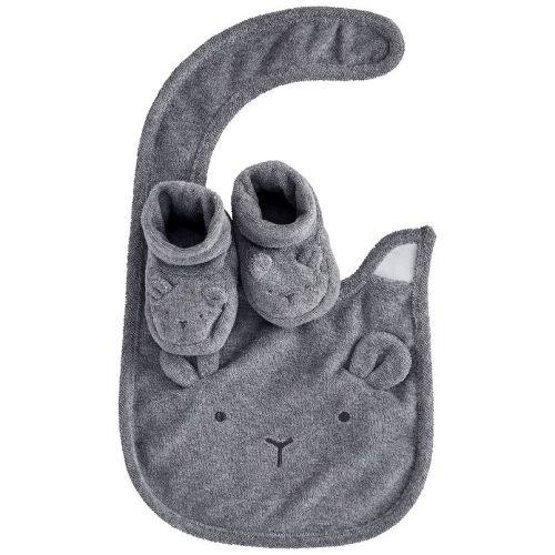 Baby Carter's 2-Piece French Terry Bib and Booties Set