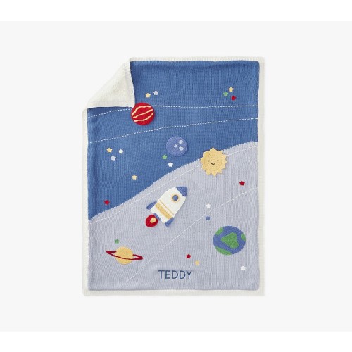Space Heirloom Baby Blanket