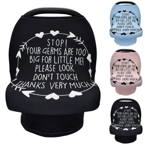 Stretchy Newborn Infant Nursing Cover Multi-Use Baby Car Seat Canopy Cart Cover