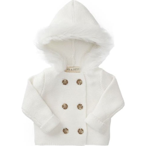Baby Faux Fur Hooded Sweater, Infant