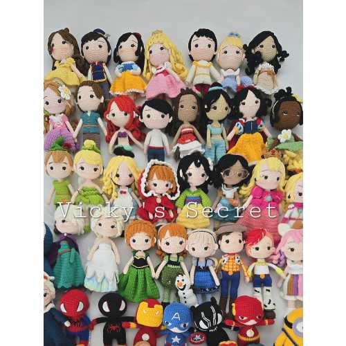 Crochet Princess Dolls & More | Handmade | Fast Shipping in USA!!