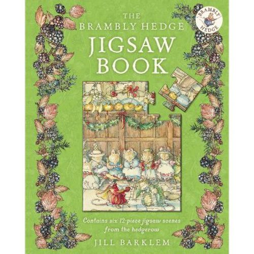The Brambly Hedge Jigsaw Book - By Jill Barklem (hardcover)