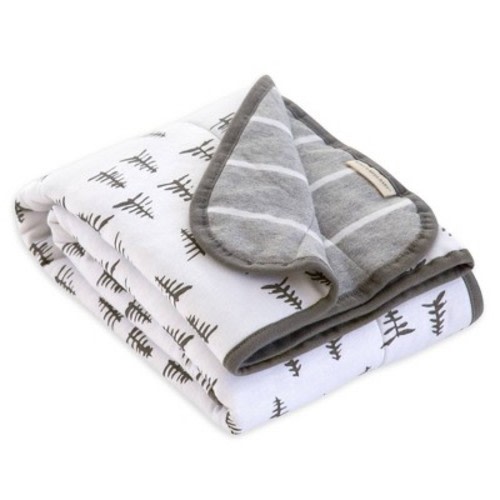 Burt's Bees Baby® Organic Jersey Reversible Blanket - Pine Forest