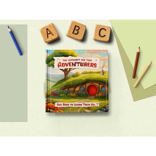 Lord of the Rings ABC Book - Baby Book inspired by Lotr - Fantasy Themed Babybook Nursery - 15 cm hardcover