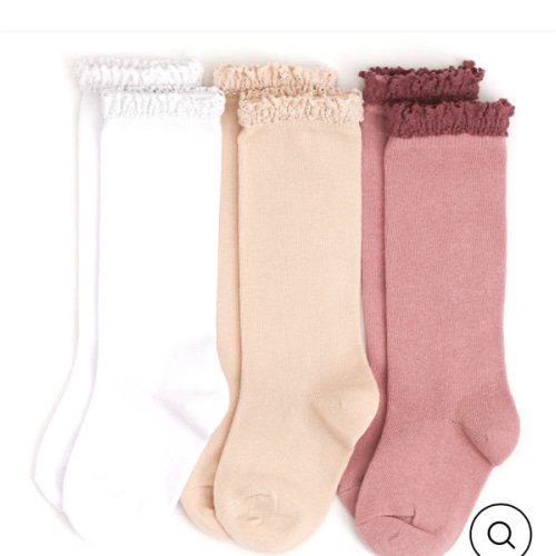 Girlhood Lace Top Knee High Sock 3-Pack