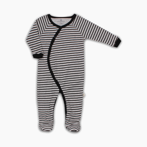 Snugabye Wrap Front Sleeper - Black & Grey, 6-9M