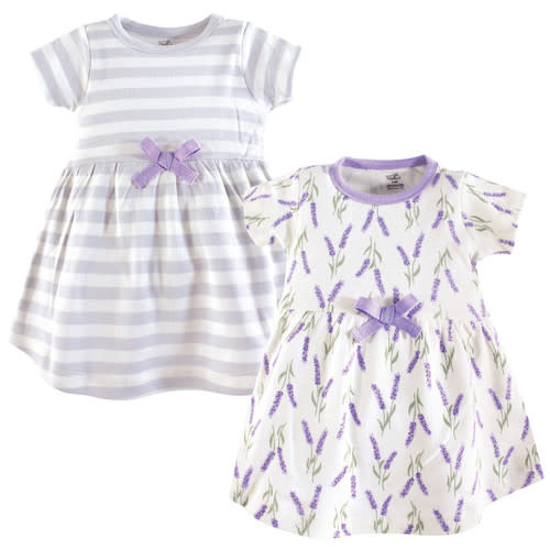 Touched By Nature Organic Cotton Dress, 2-Pack, Lavender, Toddler | Baby and Toddler Clothes, Accessories and Essentials