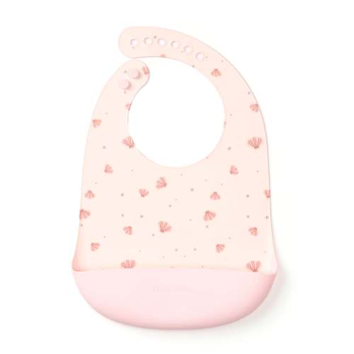 Bavoir en Silicone - Motifs Coquillages