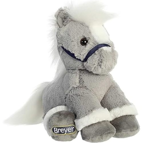 Aurora® Exquisite Breyer® Horse Stuffed Animal - Realistic Detailing - Imaginative Play - Grey 11 Inches