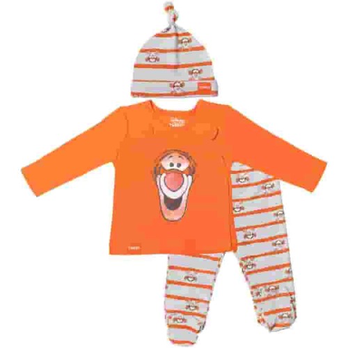 Disney Winnie the Pooh Tigger Newborn Baby Boys Jacket Pants and Hat 3 Piece Outfit Set Newborn to Infant