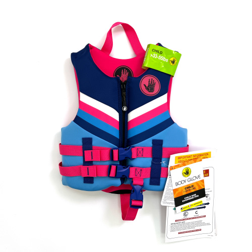 Body Glove Child Girl Evoprene PFD Life Jacket, 33-55 lbs., Pink