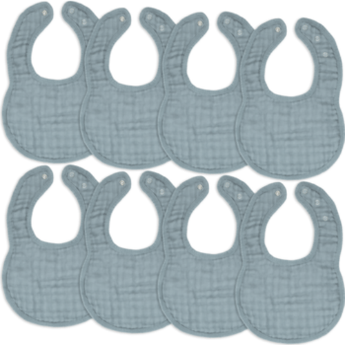 Muslin Bibs - Pack of 8
