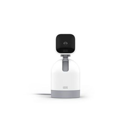 Blink Mini Pan-tilt Alexa-enabled Indoor Rotating Plug-in Smart Security Camera - White