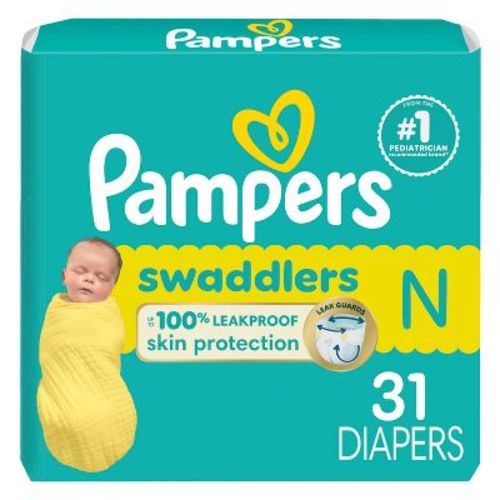 Pampers Swaddlers Sensitive Disposable Diapers - Size 0 - 84ct