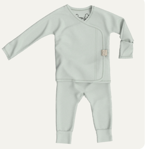 Footless - Avocado – Bonsie Skin to Skin Babywear (0-3m)